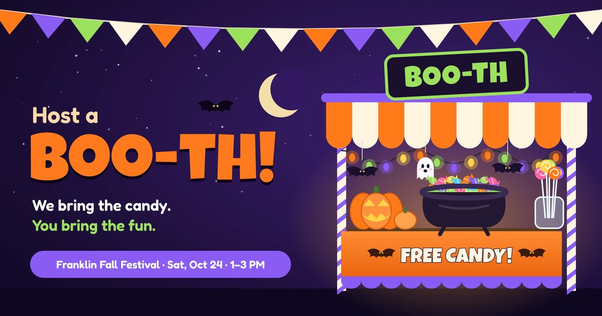 Host a Boo-th: We bring the candy, you bring the fun