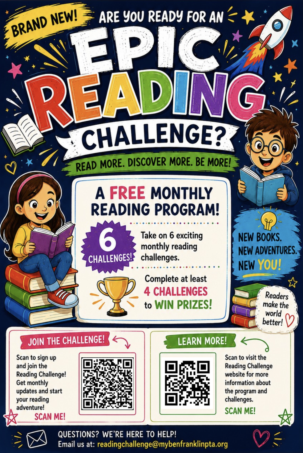 Reading Challenge flyer