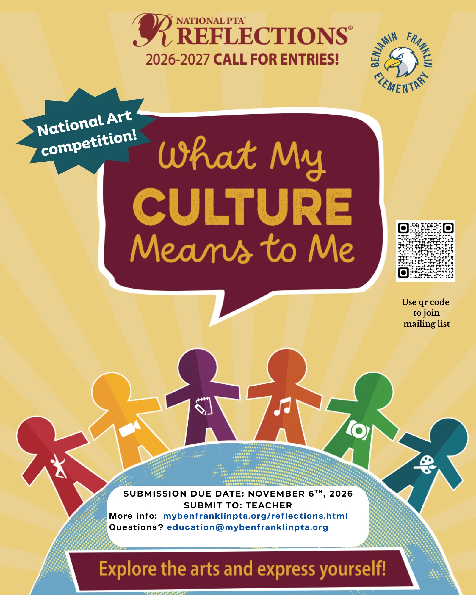 Reflections 2026-2027 flyer
